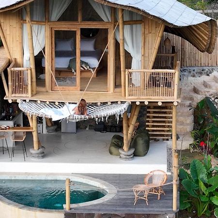 Kalma Bamboo Eco Lodge Kuta  Buitenkant foto
