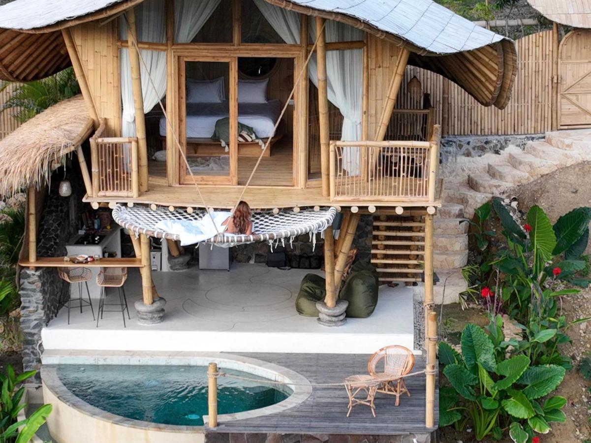 Kalma Bamboo Eco Lodge Kuta  Buitenkant foto